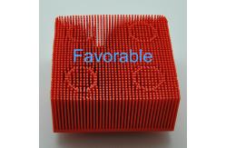 China Red Nylon Bristles Round Foot  Suitable For VT5000  VT7000 Auto Cutter supplier