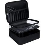 Lager capacity black waterproof makeup bag cosmetic bag for travel for sale