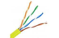 China PVC Jacketed Cat6a Cable Roll 24AWG 500m Network Cable Roll Cat6 Unshielded supplier