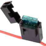 18 Gauge Automotive Blade Fuse Holder ATO Stackable 30 Amp Inline Fuse Holder