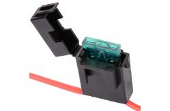 China 18 Gauge Automotive Blade Fuse Holder ATO Stackable 30 Amp Inline Fuse Holder supplier