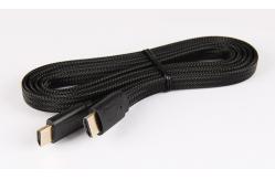 China Flat Wire Braid Hdmi Audio Link Cable High Definition Plated Gold Head supplier