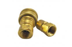 China 1'' Pneumatic Brass Quick Coupler , Brass Quick Release Coupling supplier