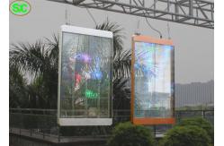 China P10 Outdoor transparent led curtain screen for Window , 75% Transparency supplier