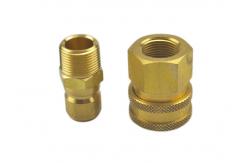 China NBR Male End Connections Straight Through Coupler supplier