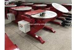 China 2000kg Automatic Pipe Welding Positioner Turntable With Hand Control Box And Foot Pedal supplier