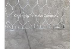 China 60×80 Mm Hot Dipped Galvanized Gabion Baskets / Box For Retaining Wall supplier