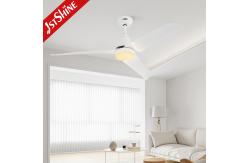 China 6 Speed 35W Modern 52 Inch Ceiling Fan With Light Remote Control supplier