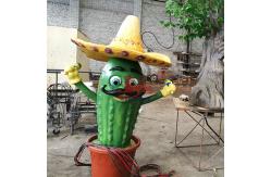 China Infrared Sensor Theme Park Cartoon Animatronic Plant Cactus supplier