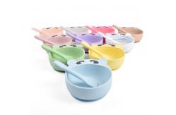 China Small Silicone Bowl Microwave Safe Silicone Feeding Bowl Round supplier