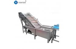 China Efficient Mechanized Food Cleaning Machine Processing Of Vegetables And Fruits supplier