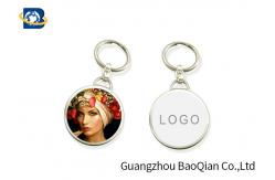 China Beautiful Girl Image Custom 3D Keychain , Personalised 3D Keyrings MET Material supplier