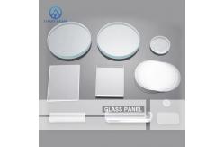 China 2mm 3mm Custom Small Size Laser Cut Glass Transparent Panel supplier