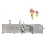 Automatic Commercial Ice Cream Cone Machine With 5 - 6 Gas Consumption / Hour for sale