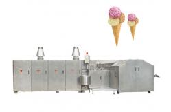 China Automatic Commercial Ice Cream Cone Machine With 5 - 6 Gas Consumption / Hour supplier