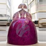 Luxury Transparent Resin Art Sculpture – Inspired by Manolo Valdés, Modern Home & Office Décor for sale