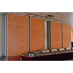 Hotel Wooden Acoustic Rolling Wall Partition With Sliding Doors for sale