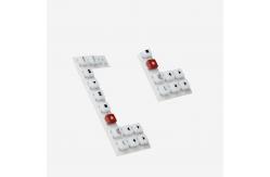 China Irregular Shape Silicone Rubber Membrane Switches Flame Resistant supplier