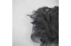 China Low Crimp Solid Polyester Staple Fiber PSF 8.89D×65mm Gray Artificial PSF supplier