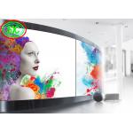Full Color Curtain LED Display Indoor Curved Soft P3.91 LED Video Display for sale