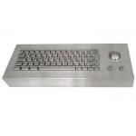 FCC Industrial Metal Desktop Keyboard 20mA With Hand Touched Mechanical Keys for sale