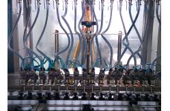 China 1.0KW Inline Bottle Filling Machine 2200mm Automatic Liquid Filling Machine supplier