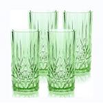Tritan Green Customized Reusable Acrylic Glass Cup Whiskey Juice Water for sale