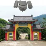 Durable Matte Grey Clay Roof Tiles Classic China Style With Modern Resilience for sale