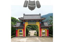 China Durable Matte Grey Clay Roof Tiles Classic China Style With Modern Resilience supplier