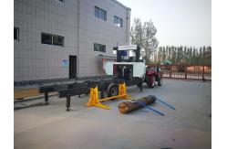 China 22HP-27HP Wood Portable Sawmill With Hydraulic Log Loading Arm supplier