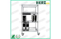 China Chrome Plated Wire Shelf Rack Antistatic Warehouse Storage Shelf supplier