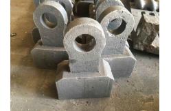 China High Mn Imbedding Cemented Carbide Coal Crusher Hammer Mining Machine Spare Parts supplier