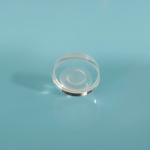 Circular Custom Glass Parts Fused Quartz Substrate With Six Bottom Surface Bosses