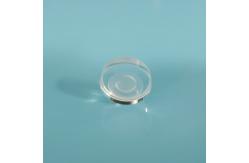 China Circular Custom Glass Parts Fused Quartz Substrate With Six Bottom Surface Bosses supplier