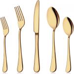 Cutlery Kitchen Utensil Gold Silverware Set Stainless Steel for sale