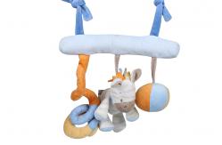 China Vision Developing Newborn Plush Toys Embroidery Logo Hanging Design supplier
