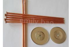 China Cd Weld Stud-3mm Copper Plated Insulation Weld Pins With Flat End supplier