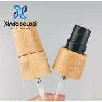 Mini Perfume Pump Sprayer Wood Shape Stocks Nature Plastic Head Bamboo Spray Pump Mini Mist Spray for sale