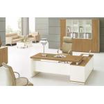 modern wooden office manager desk Foshan furniture in warehouse for sale