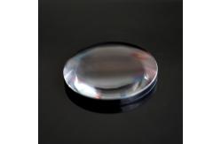 China Optical Glass 114mm 250mm Flat Plano Convex Lens CaF2 supplier