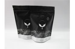 China 250G 500g coffee aluminum foil stand up pouch with valve , custom printing supplier