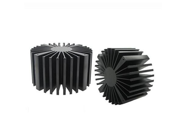 Solid Aluminum Extrusion Profiles , Led Lightling Extruded Heat Sink