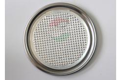 China 502# peelable Aluminium Foil container Lids , small full open tin can lid supplier