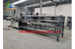 China Galvanized Wire 4m Width Servo Motor Diamond Mesh Machine supplier