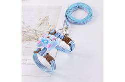 China I-Shaped Cat Walking Rope Anti Break Comfortable Adjustable Pet Traction supplier