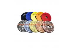 China 4 Inch Diamond Polishing Pads One Piece Sintering Concrete Polishing Pads supplier