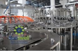 China Automated soda water bottling 3-in-1 carbonated filling monoblock machines and equipment supplier