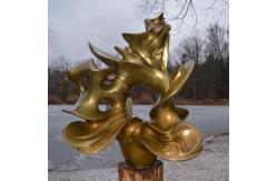 China 1m Height Casting Bronze Statue Sun Wheel Modern Style supplier