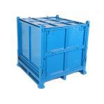 1500Kg Heavy Duty Metal Pallet Cage Collapsible Stillage Bins OEM for sale