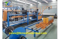 China 1.8mm Programmable System Chain Link Fence Machine Diamond Mesh Wire Weaving supplier